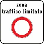 Cartello ZTL Italia – Zona a Traffico Limitato